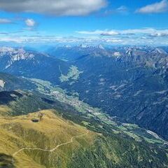 Flugwegposition um 14:19:26: Aufgenommen in der Nähe von Innichen, Autonome Provinz Bozen - Südtirol, Italien in 3332 Meter